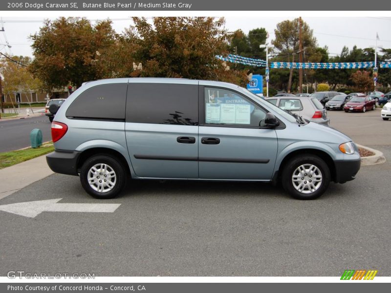 Butane Blue Pearl / Medium Slate Gray 2006 Dodge Caravan SE