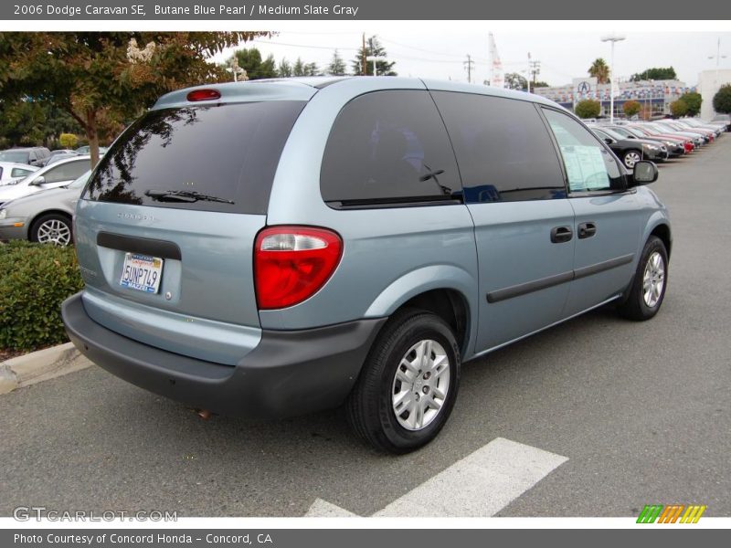 Butane Blue Pearl / Medium Slate Gray 2006 Dodge Caravan SE