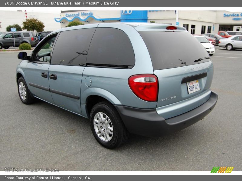 Butane Blue Pearl / Medium Slate Gray 2006 Dodge Caravan SE