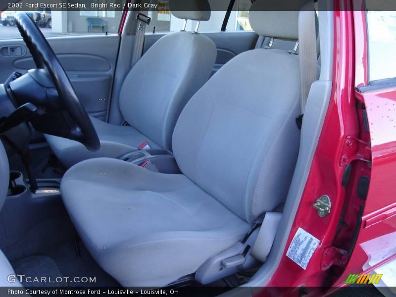 Bright Red / Dark Gray 2002 Ford Escort SE Sedan