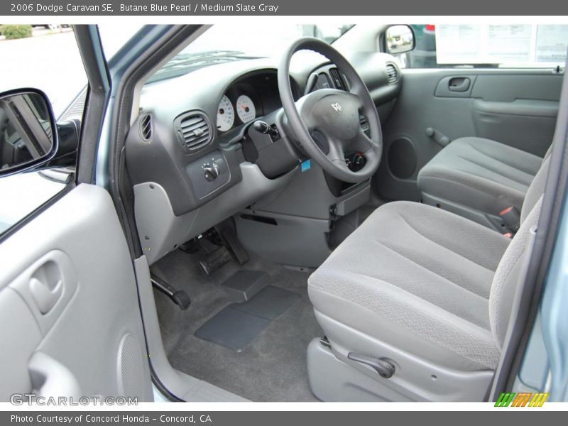 Butane Blue Pearl / Medium Slate Gray 2006 Dodge Caravan SE