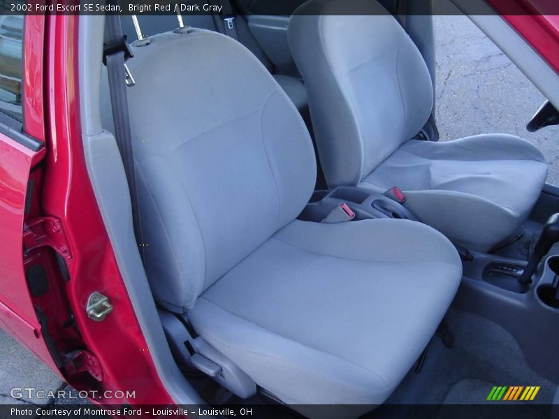 Bright Red / Dark Gray 2002 Ford Escort SE Sedan