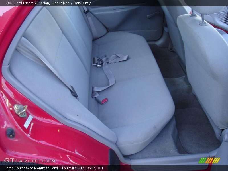Bright Red / Dark Gray 2002 Ford Escort SE Sedan