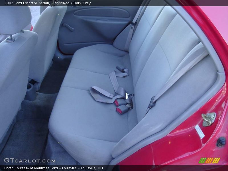 Bright Red / Dark Gray 2002 Ford Escort SE Sedan
