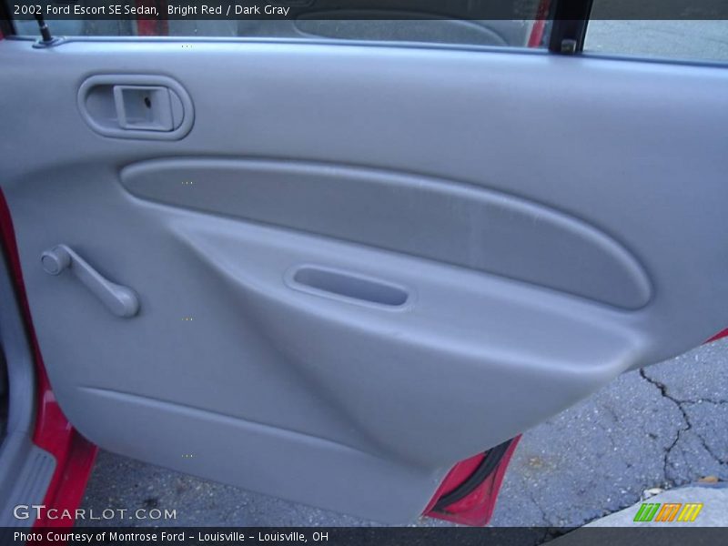 Bright Red / Dark Gray 2002 Ford Escort SE Sedan