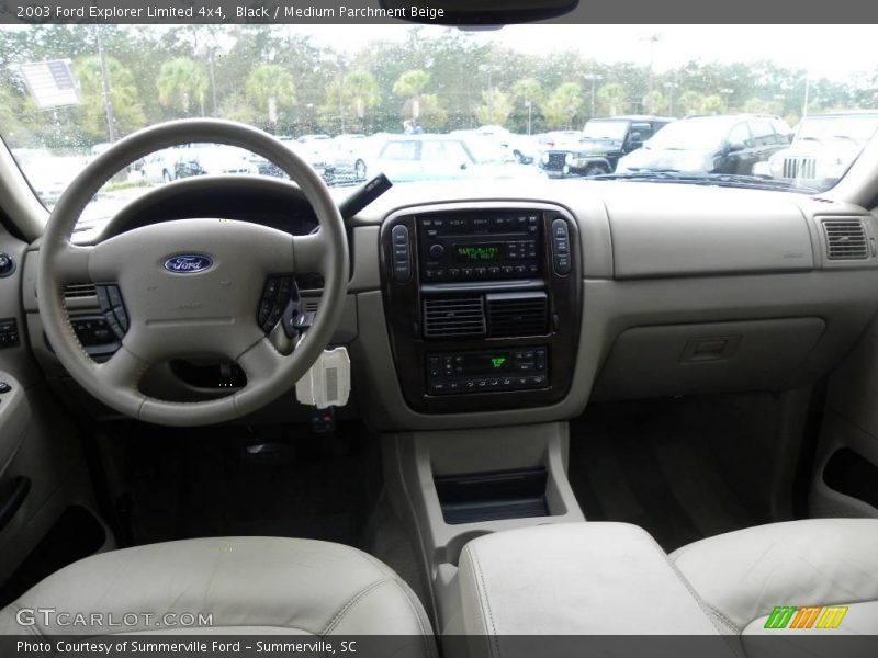 Black / Medium Parchment Beige 2003 Ford Explorer Limited 4x4