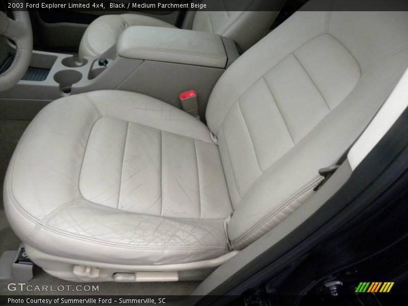 Black / Medium Parchment Beige 2003 Ford Explorer Limited 4x4