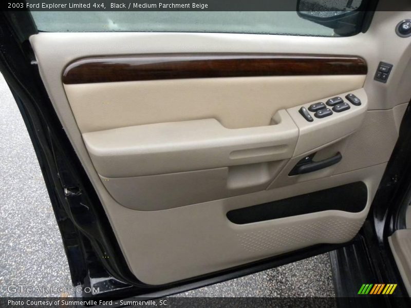 Black / Medium Parchment Beige 2003 Ford Explorer Limited 4x4
