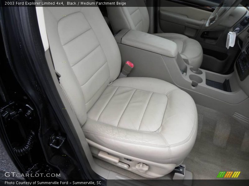 Black / Medium Parchment Beige 2003 Ford Explorer Limited 4x4
