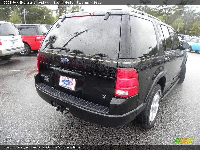 Black / Medium Parchment Beige 2003 Ford Explorer Limited 4x4