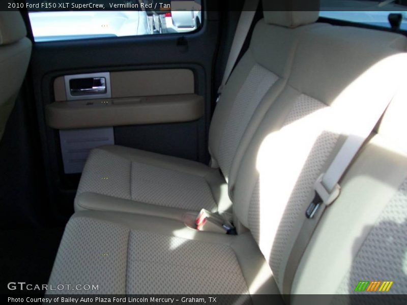 Vermillion Red / Tan 2010 Ford F150 XLT SuperCrew