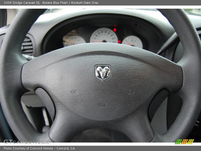 Butane Blue Pearl / Medium Slate Gray 2006 Dodge Caravan SE