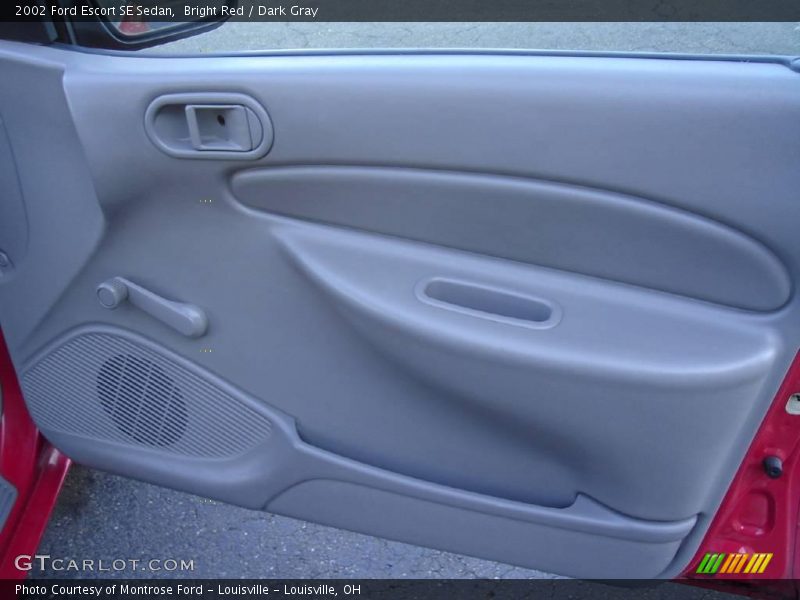 Bright Red / Dark Gray 2002 Ford Escort SE Sedan