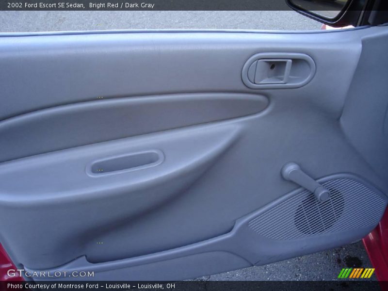 Bright Red / Dark Gray 2002 Ford Escort SE Sedan
