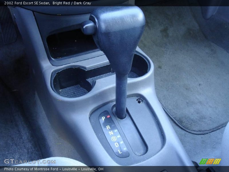Bright Red / Dark Gray 2002 Ford Escort SE Sedan