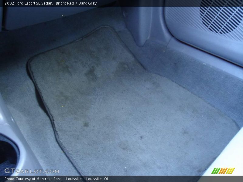 Bright Red / Dark Gray 2002 Ford Escort SE Sedan