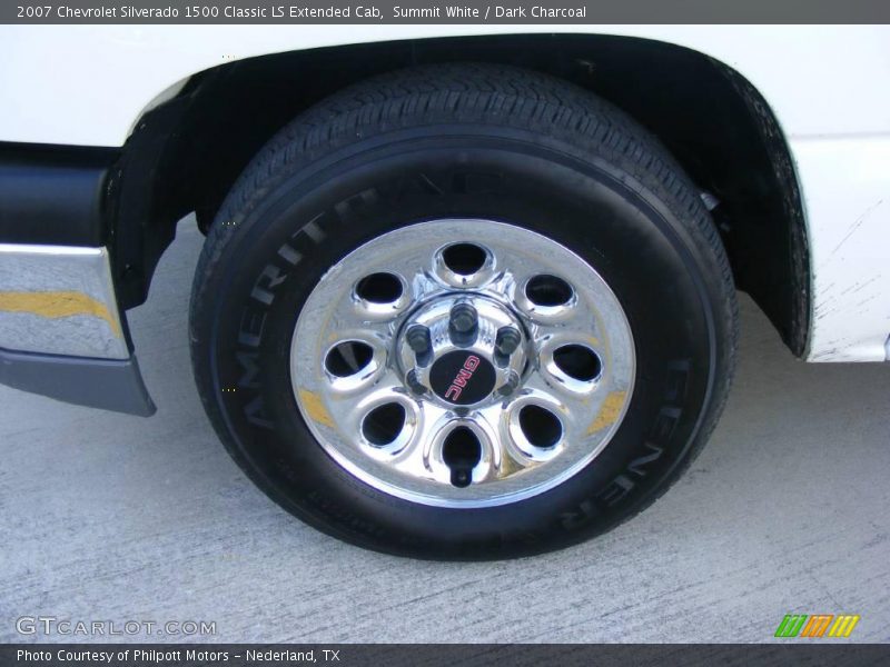 Summit White / Dark Charcoal 2007 Chevrolet Silverado 1500 Classic LS Extended Cab