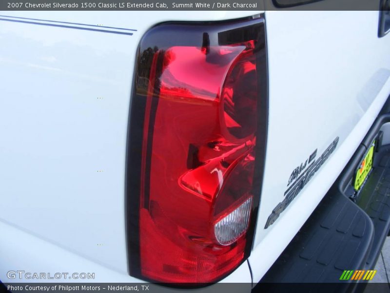 Summit White / Dark Charcoal 2007 Chevrolet Silverado 1500 Classic LS Extended Cab