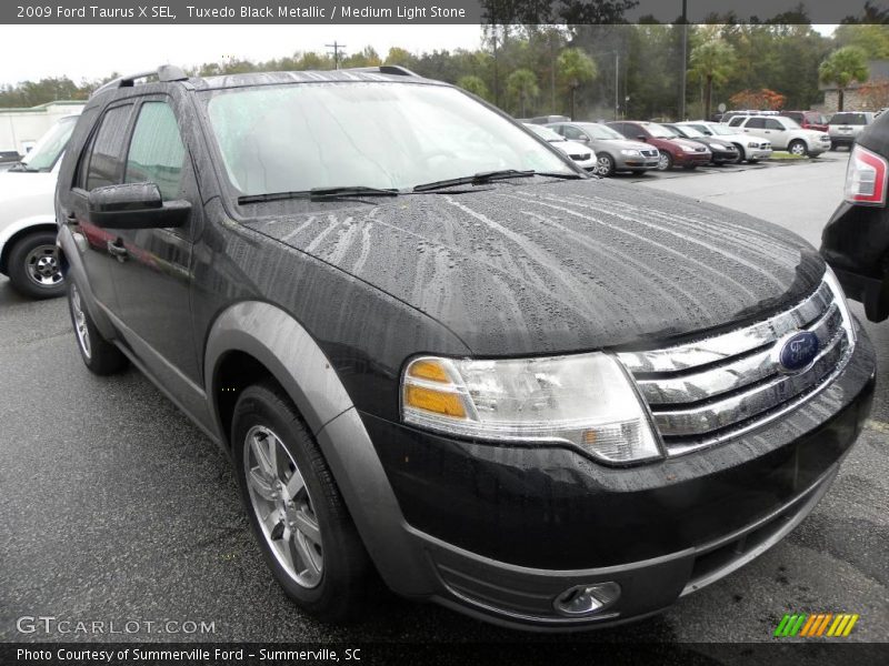 Tuxedo Black Metallic / Medium Light Stone 2009 Ford Taurus X SEL