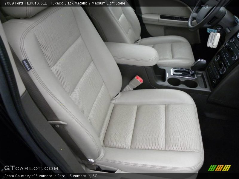 Tuxedo Black Metallic / Medium Light Stone 2009 Ford Taurus X SEL