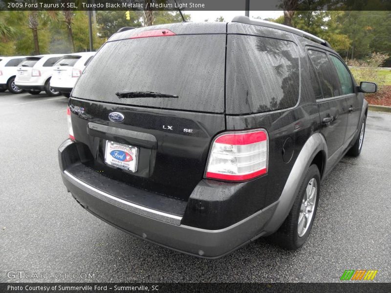 Tuxedo Black Metallic / Medium Light Stone 2009 Ford Taurus X SEL