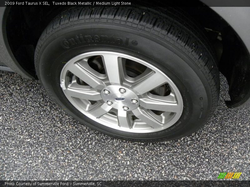 Tuxedo Black Metallic / Medium Light Stone 2009 Ford Taurus X SEL