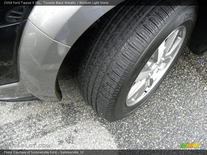 Tuxedo Black Metallic / Medium Light Stone 2009 Ford Taurus X SEL