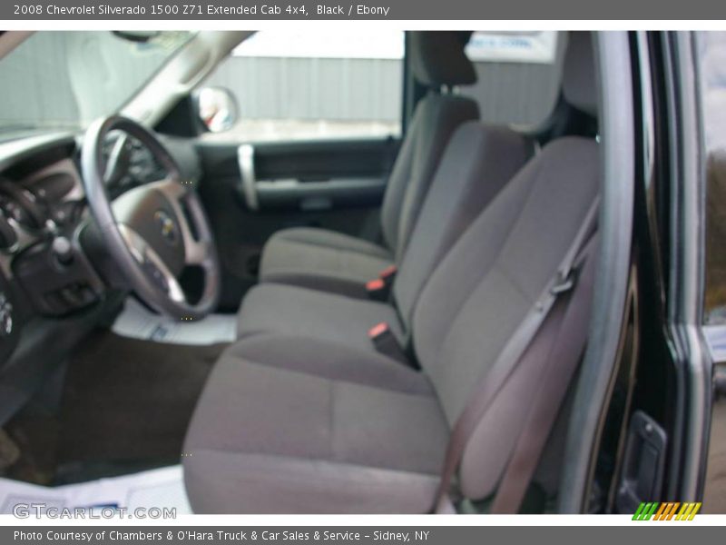 Black / Ebony 2008 Chevrolet Silverado 1500 Z71 Extended Cab 4x4