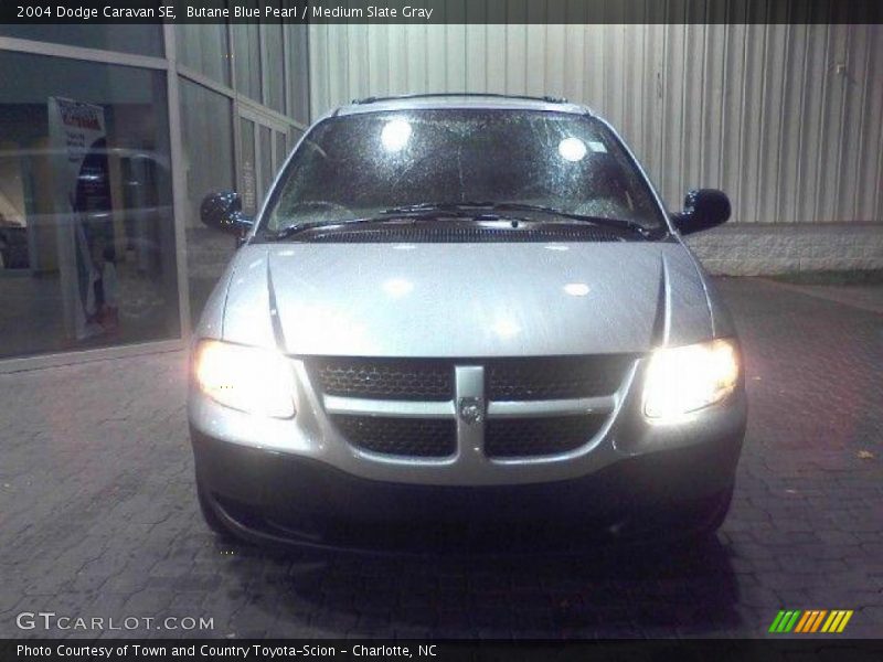 Butane Blue Pearl / Medium Slate Gray 2004 Dodge Caravan SE