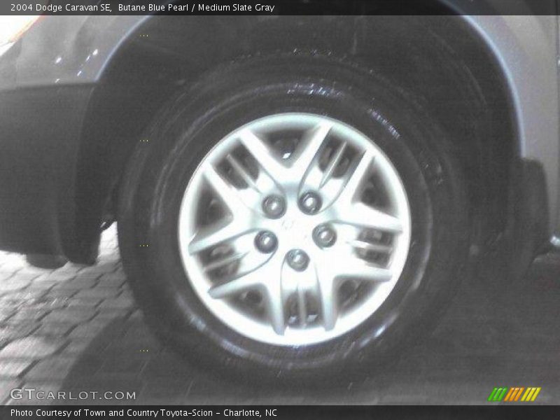 Butane Blue Pearl / Medium Slate Gray 2004 Dodge Caravan SE