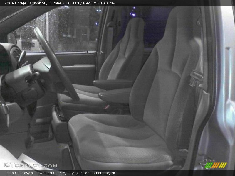 Butane Blue Pearl / Medium Slate Gray 2004 Dodge Caravan SE