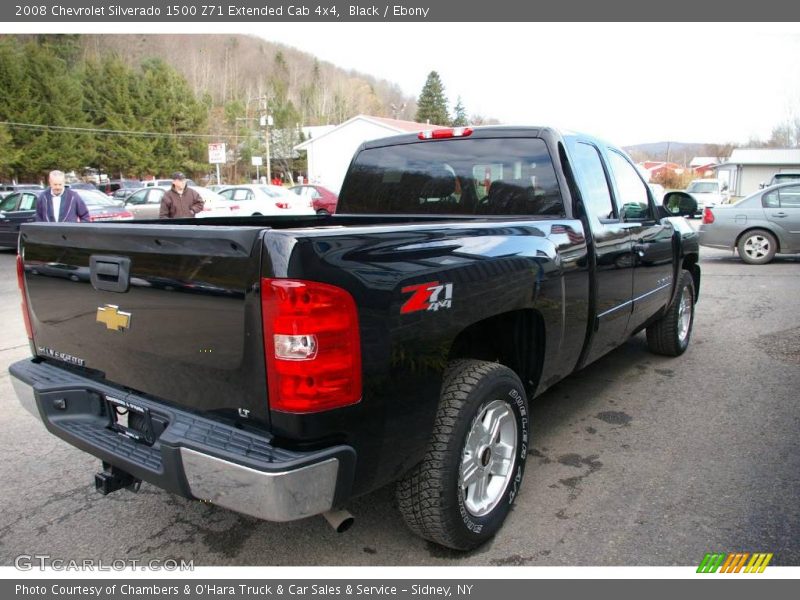 Black / Ebony 2008 Chevrolet Silverado 1500 Z71 Extended Cab 4x4