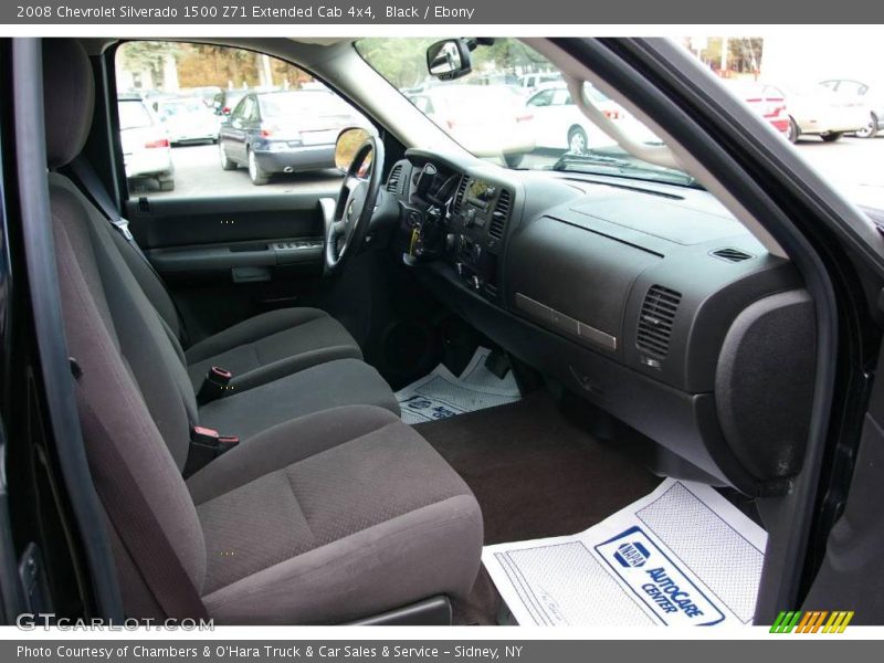 Black / Ebony 2008 Chevrolet Silverado 1500 Z71 Extended Cab 4x4