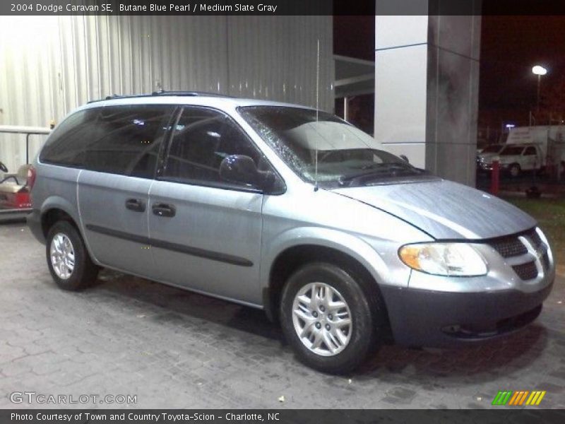 Butane Blue Pearl / Medium Slate Gray 2004 Dodge Caravan SE