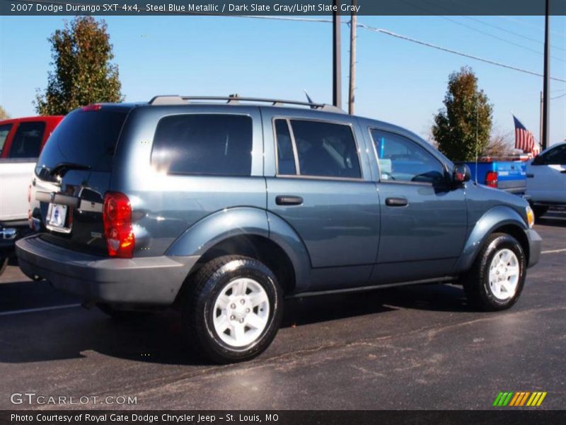 Steel Blue Metallic / Dark Slate Gray/Light Slate Gray 2007 Dodge Durango SXT 4x4