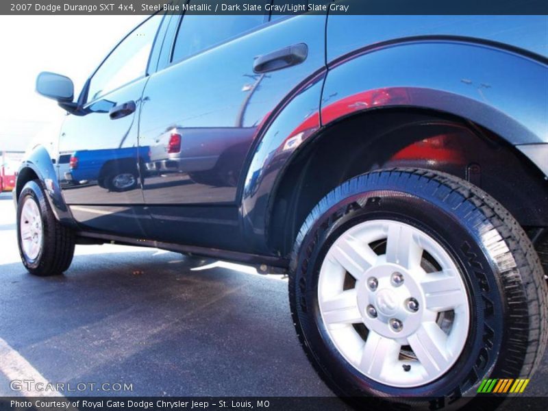 Steel Blue Metallic / Dark Slate Gray/Light Slate Gray 2007 Dodge Durango SXT 4x4