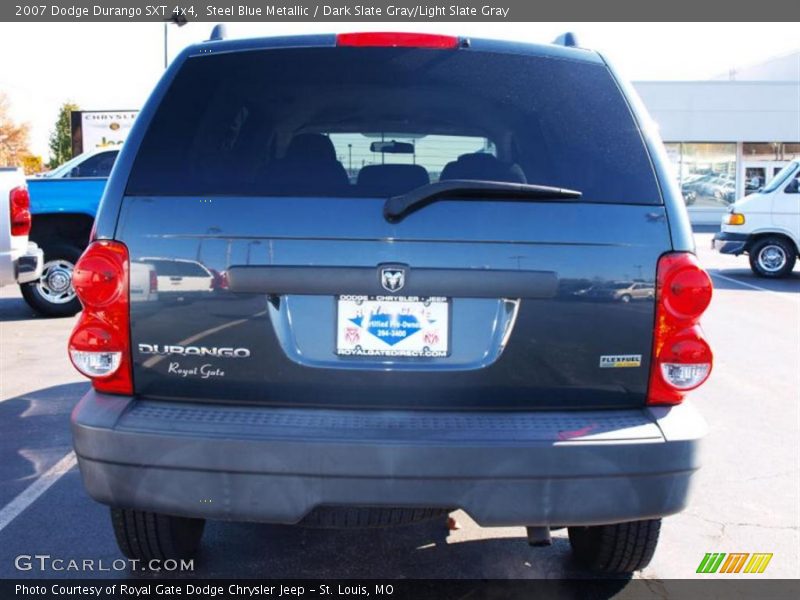 Steel Blue Metallic / Dark Slate Gray/Light Slate Gray 2007 Dodge Durango SXT 4x4