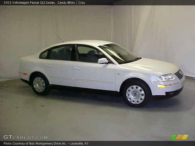 Candy White / Gray 2001 Volkswagen Passat GLS Sedan