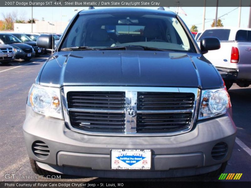 Steel Blue Metallic / Dark Slate Gray/Light Slate Gray 2007 Dodge Durango SXT 4x4