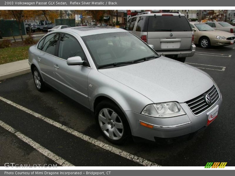 Reflex Silver Metallic / Black 2003 Volkswagen Passat GLX Sedan