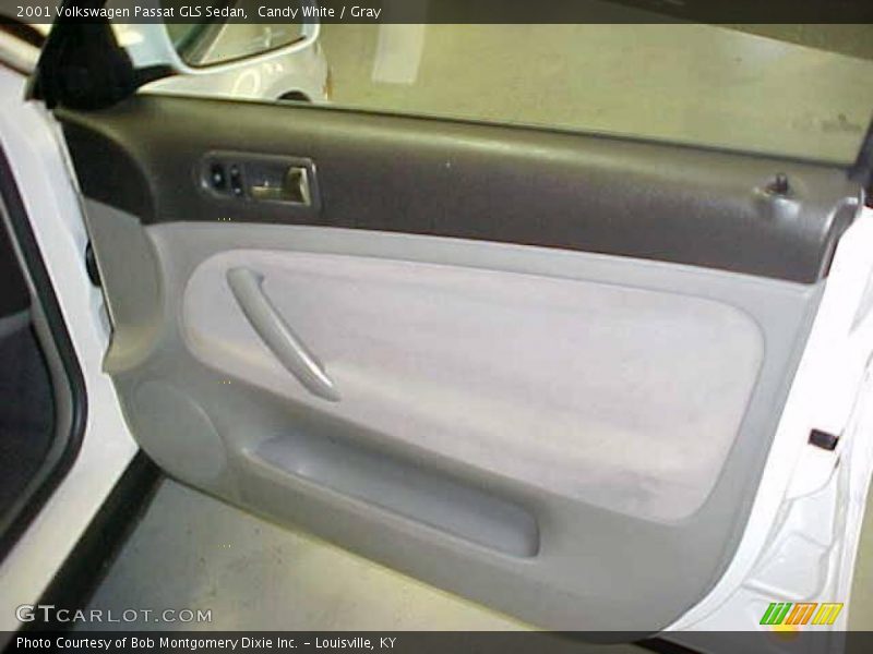 Candy White / Gray 2001 Volkswagen Passat GLS Sedan