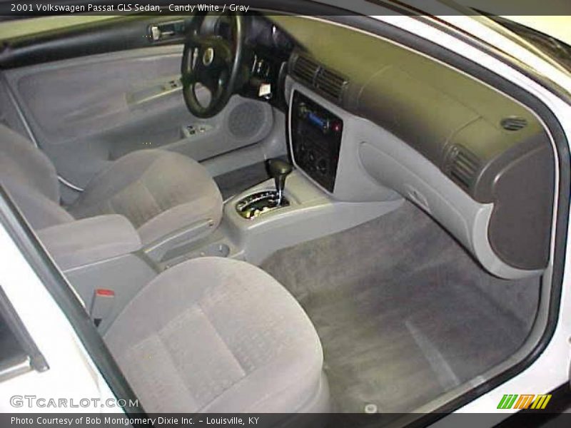 Candy White / Gray 2001 Volkswagen Passat GLS Sedan