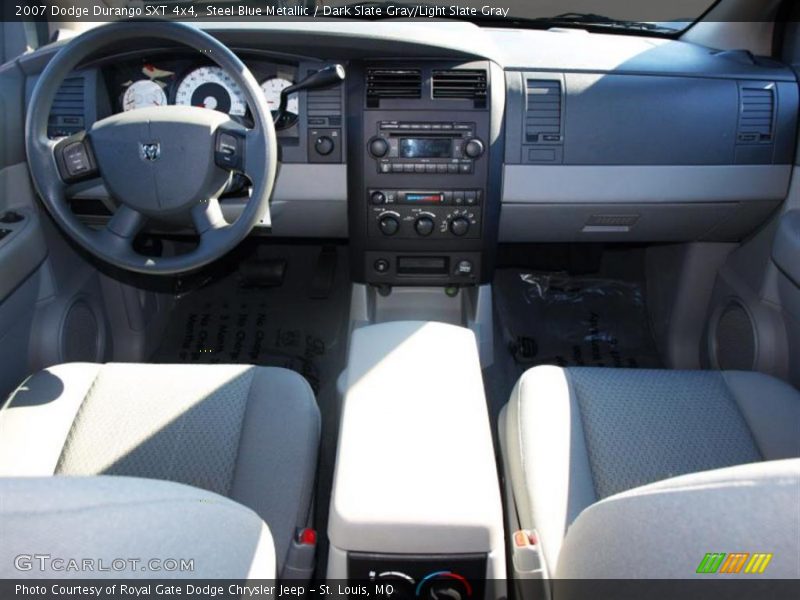 Steel Blue Metallic / Dark Slate Gray/Light Slate Gray 2007 Dodge Durango SXT 4x4