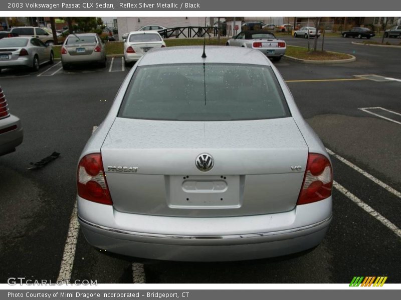 Reflex Silver Metallic / Black 2003 Volkswagen Passat GLX Sedan