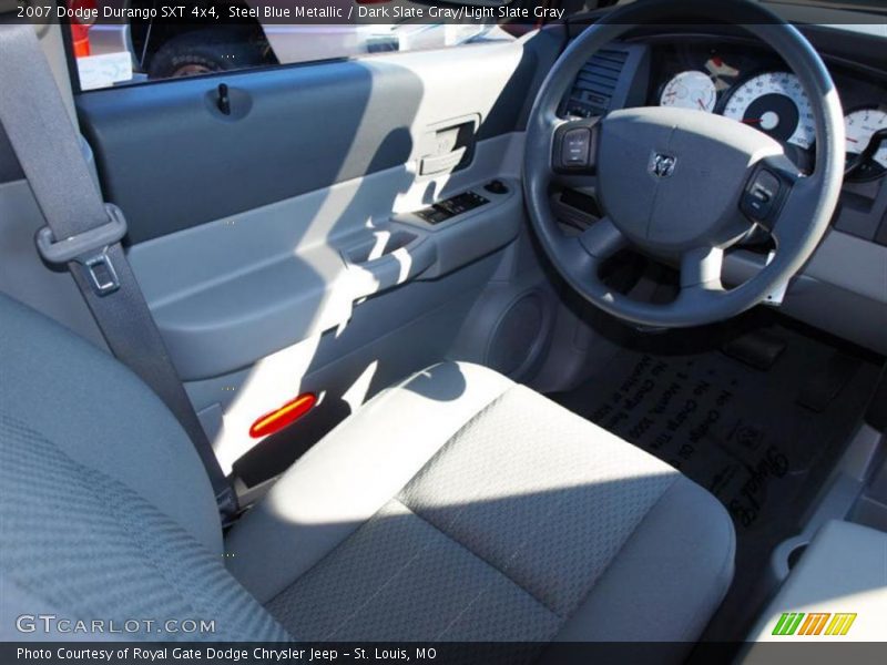 Steel Blue Metallic / Dark Slate Gray/Light Slate Gray 2007 Dodge Durango SXT 4x4