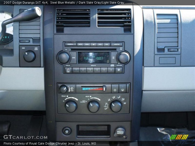 Steel Blue Metallic / Dark Slate Gray/Light Slate Gray 2007 Dodge Durango SXT 4x4
