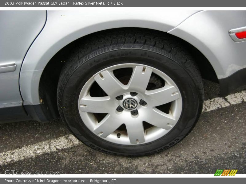 Reflex Silver Metallic / Black 2003 Volkswagen Passat GLX Sedan