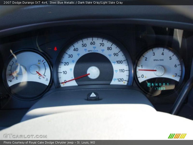 Steel Blue Metallic / Dark Slate Gray/Light Slate Gray 2007 Dodge Durango SXT 4x4