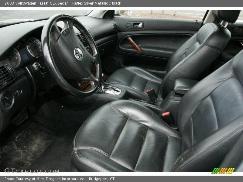 Reflex Silver Metallic / Black 2003 Volkswagen Passat GLX Sedan