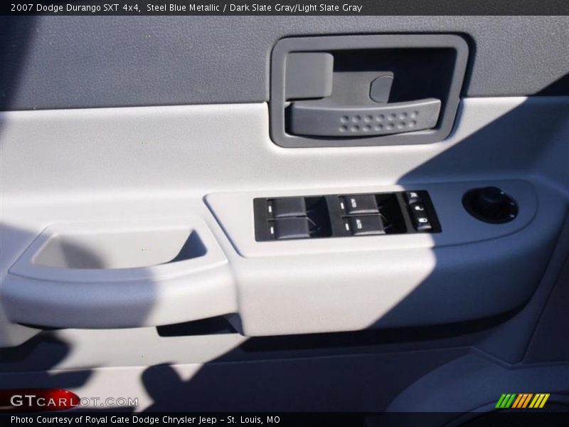 Steel Blue Metallic / Dark Slate Gray/Light Slate Gray 2007 Dodge Durango SXT 4x4